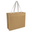Shopper con soffietto in TNT laminato, manici lunghi a nastro colorati FullGadgets.com