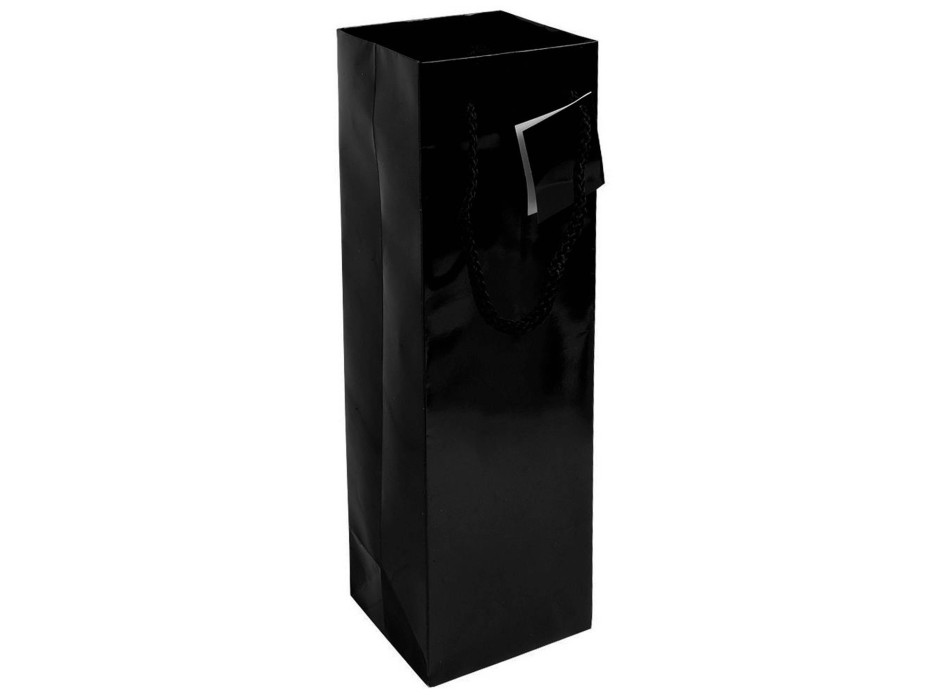 Shopper con soffietto porta bottiglia in carta laminata 157 g/m2 con rinforzo alla base FullGadgets.com