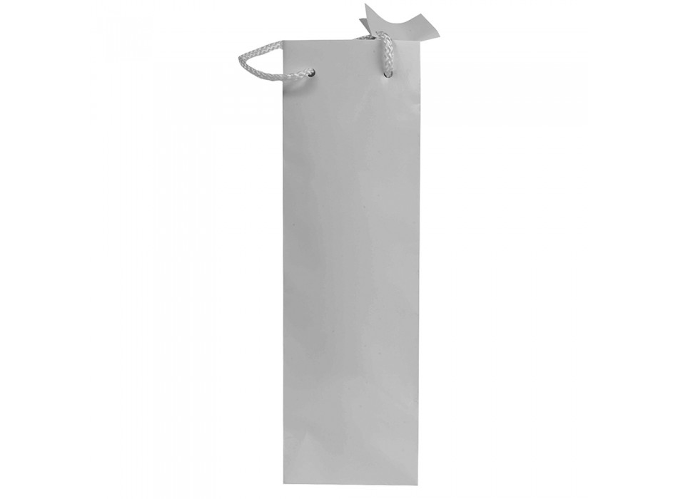 Shopper con soffietto porta bottiglia in carta laminata 157 g/m2 con rinforzo alla base FullGadgets.com