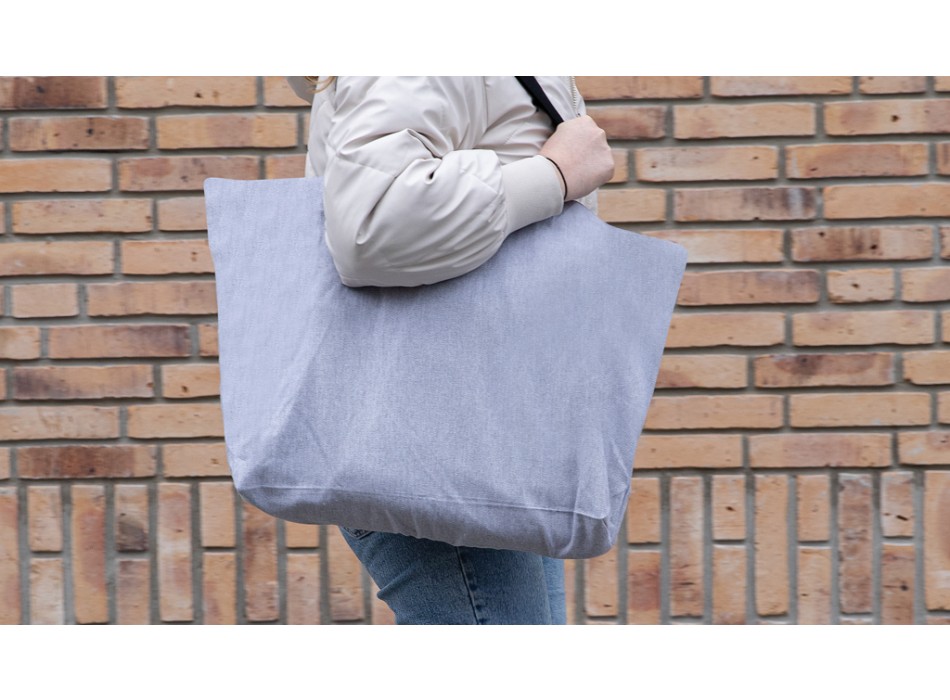 Shopper grande in canvas riciclato 240 gm2 non tinto Impact FullGadgets.com