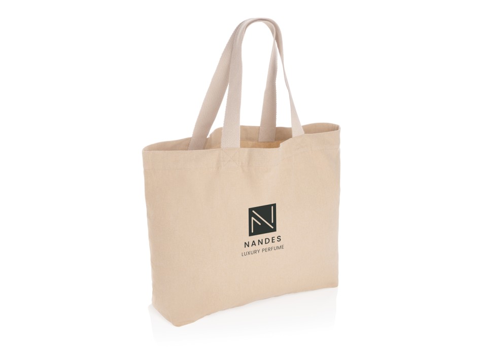 Shopper grande in canvas riciclato 240 gm2 non tinto Impact FullGadgets.com
