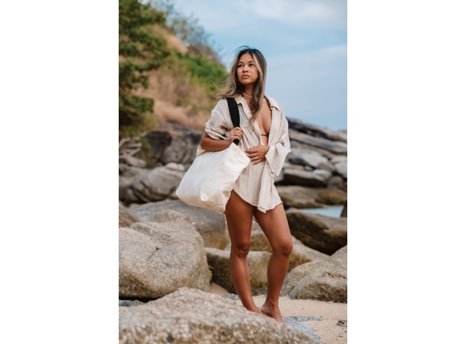 Shopper grande in canvas riciclato 240 gm2 non tinto Impact FullGadgets.com