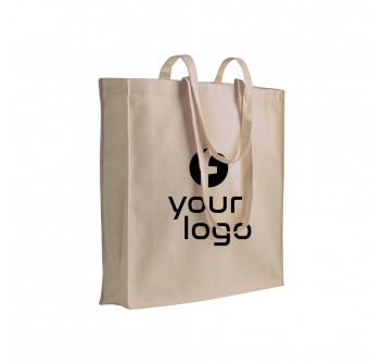 Shopper in canvas 280gr con soffietto FullGadgets.com