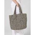 Shopper in canvas con stampa leopardata FullGadgets.com