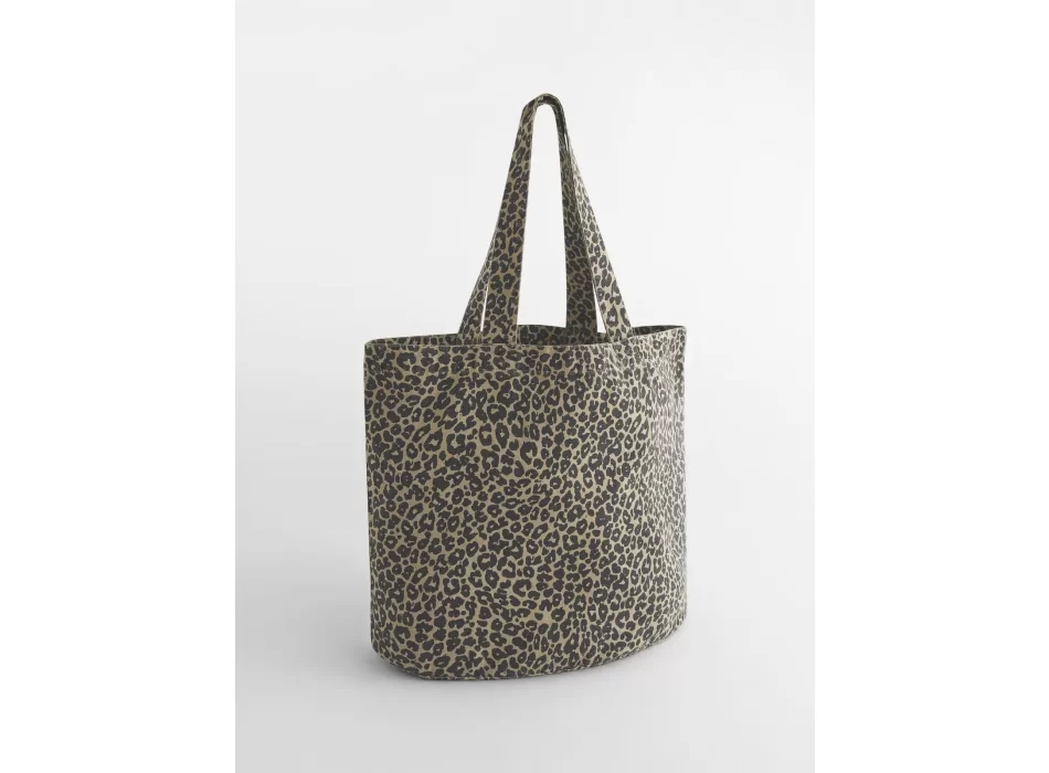 Shopper in canvas con stampa leopardata FullGadgets.com