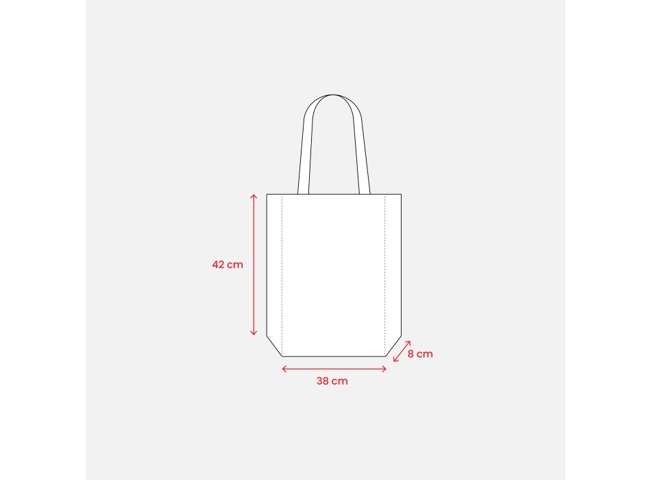 Shopper in Canvas, manici lunghi e soffietto, colore Naturale FullGadgets.com