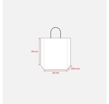 Shopper in carta 100 gr/m2 con soffietto FullGadgets.com