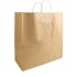 Shopper in carta riciclata 100 gr/m2 con soffietto