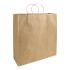 Shopper in carta riciclata 100 gr/m2 con soffietto