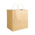 Shopper in carta riciclata 100 gr/m2 con soffietto