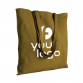 Shopper In Cotone 130 G/M2, Manici Lunghi Personalizzabili