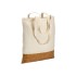 Shopper in cotone 135 g/m2,   base in sughero, manici lunghi