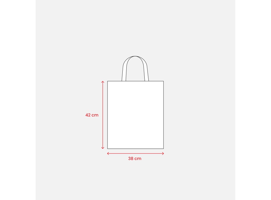 Shopper in cotone 135 g/m2, manici corti FullGadgets.com