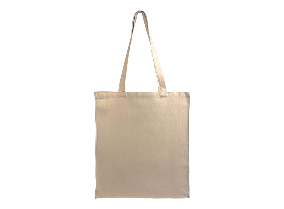 Shopper in cotone 180 g/m2, manici lunghi e soffietto FullGadgets.com