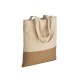 Shopper in cotone 230 g/m2,   base in juta, manici lunghi FullGadgets.com
