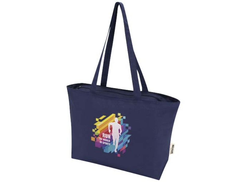 Shopper in cotone 320 g/m² con zip Ningbo - 15L FullGadgets.com