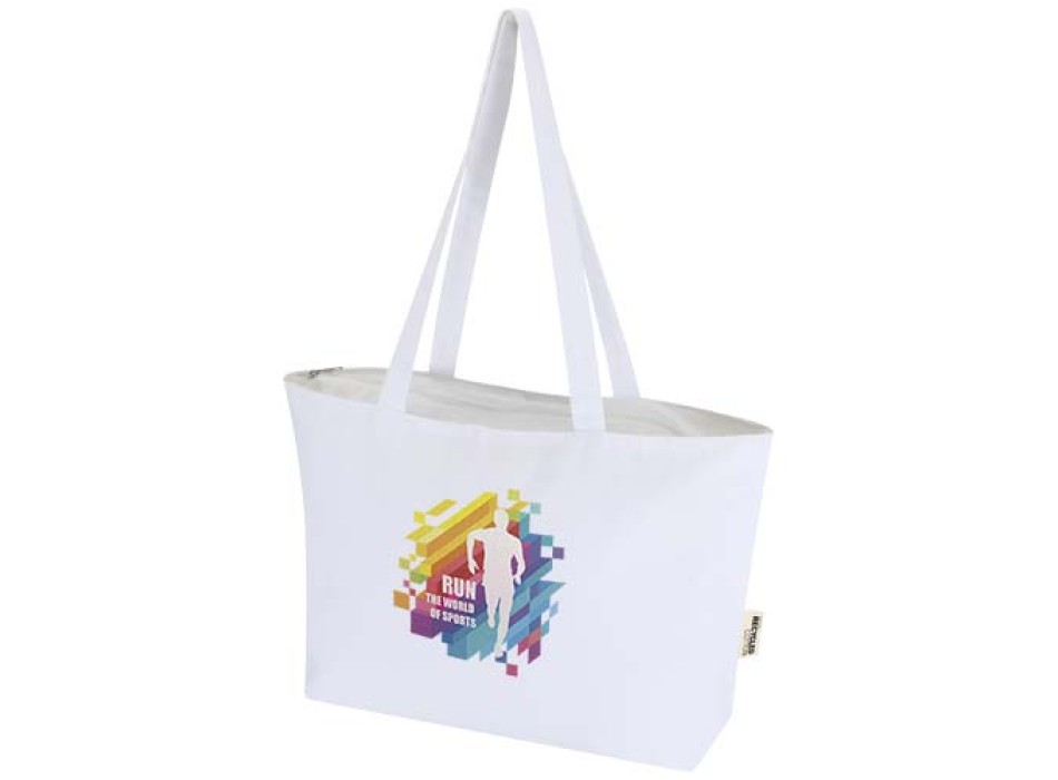 Shopper in cotone 320 g/m² con zip Ningbo - 15L FullGadgets.com