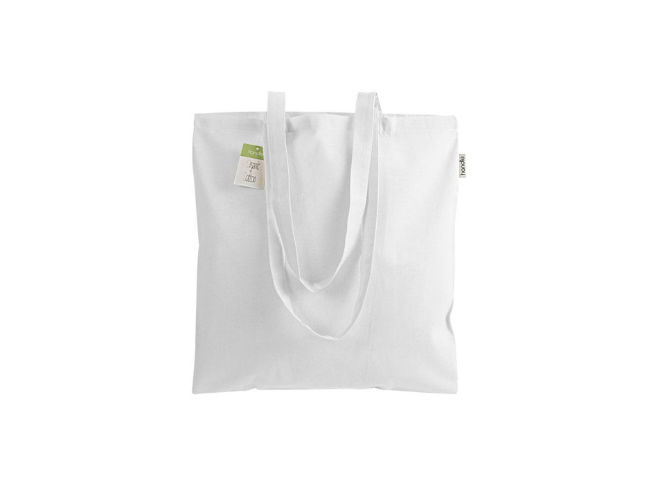 Shopper in cotone biologico 140 g/m2, manici lunghi FullGadgets.com