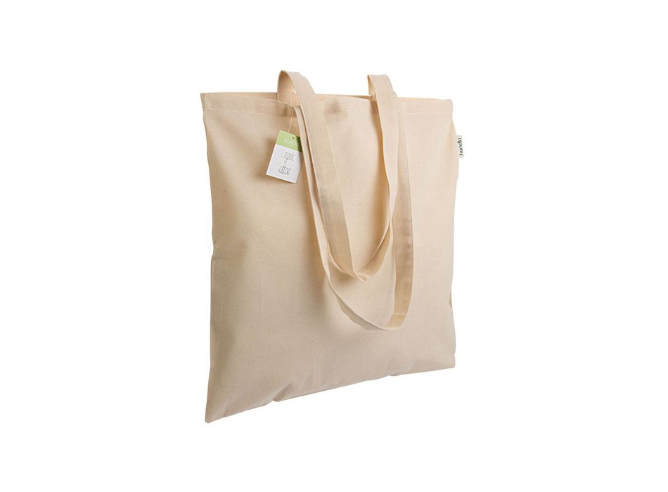 Shopper in cotone biologico 140 g/m2, manici lunghi FullGadgets.com