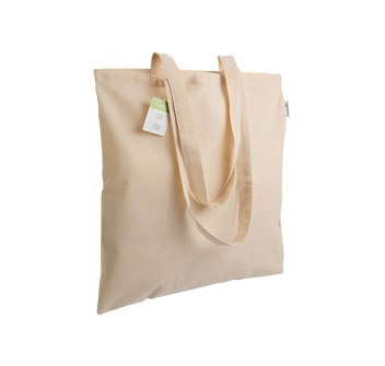 Shopper in cotone biologico 140 g/m2, manici lunghi FullGadgets.com