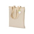 Shopper in cotone biologico da 90 g/m2, manici lunghi (qualità inferiore allo standard) FullGadgets.com