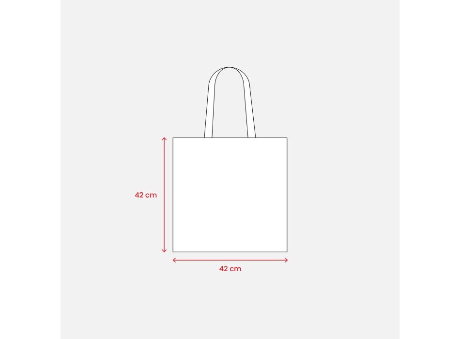 Shopper in cotone, manici lunghi FullGadgets.com