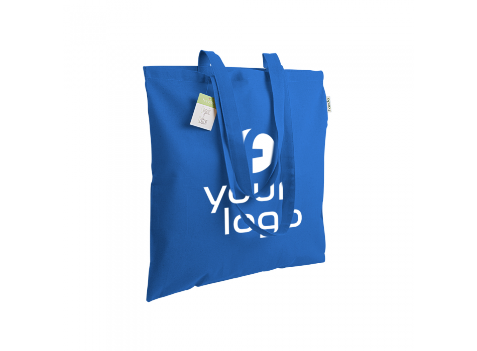 Shopper in cotone organico 140 g/m2, manici lunghi FullGadgets.com