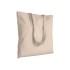 Shopper in cotone/poliestere riciclato 180 g/m2, manici lunghi