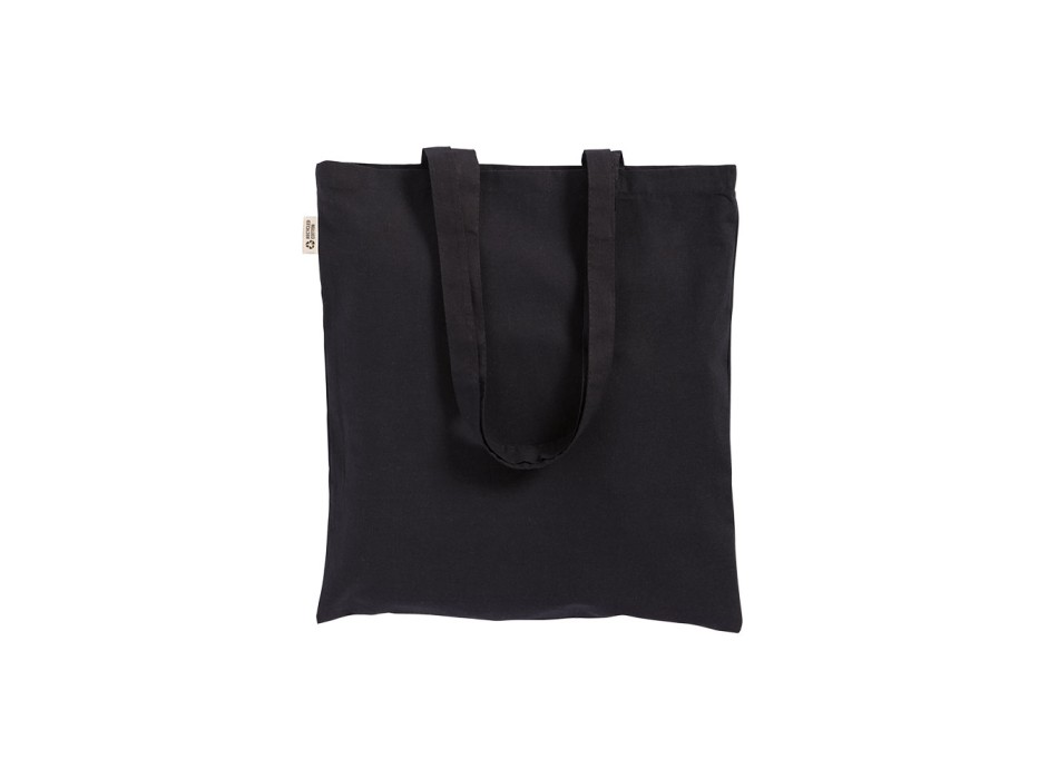Shopper in cotone/poliestere riciclato 180 g/m2, manici lunghi FullGadgets.com