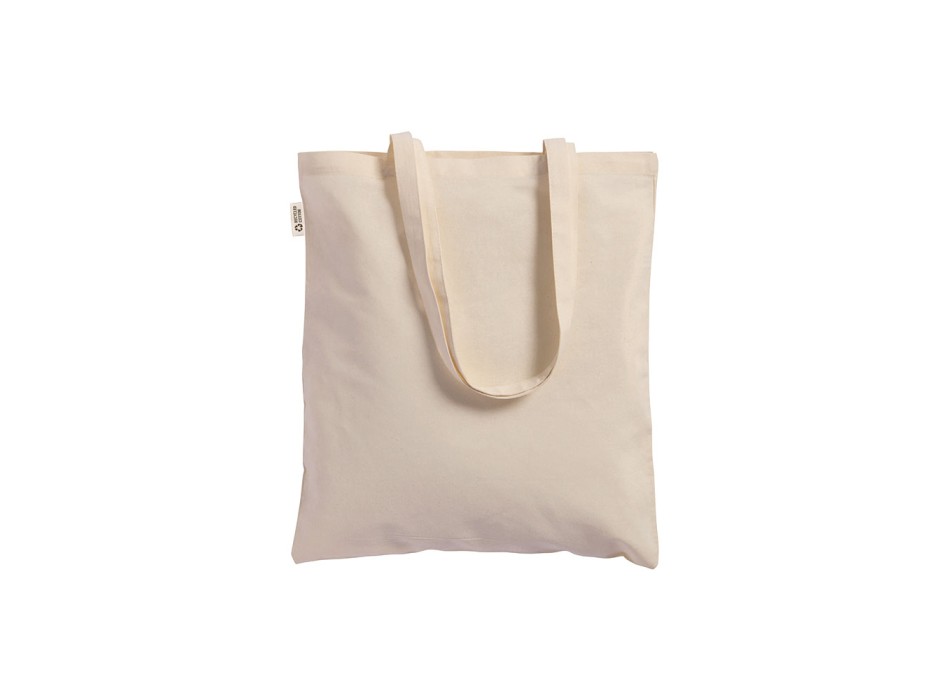 Shopper in cotone/poliestere riciclato 180 g/m2, manici lunghi FullGadgets.com