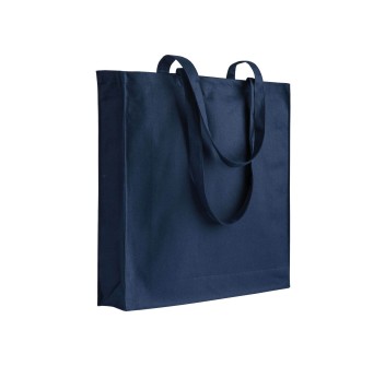 Shopper in cotone/poliestere riciclato 180 g/m2, manici lunghi e soffietto FullGadgets.com