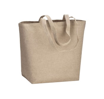 Shopper in cotone riciclato 120 g/m2 con interno laminato in PP FullGadgets.com