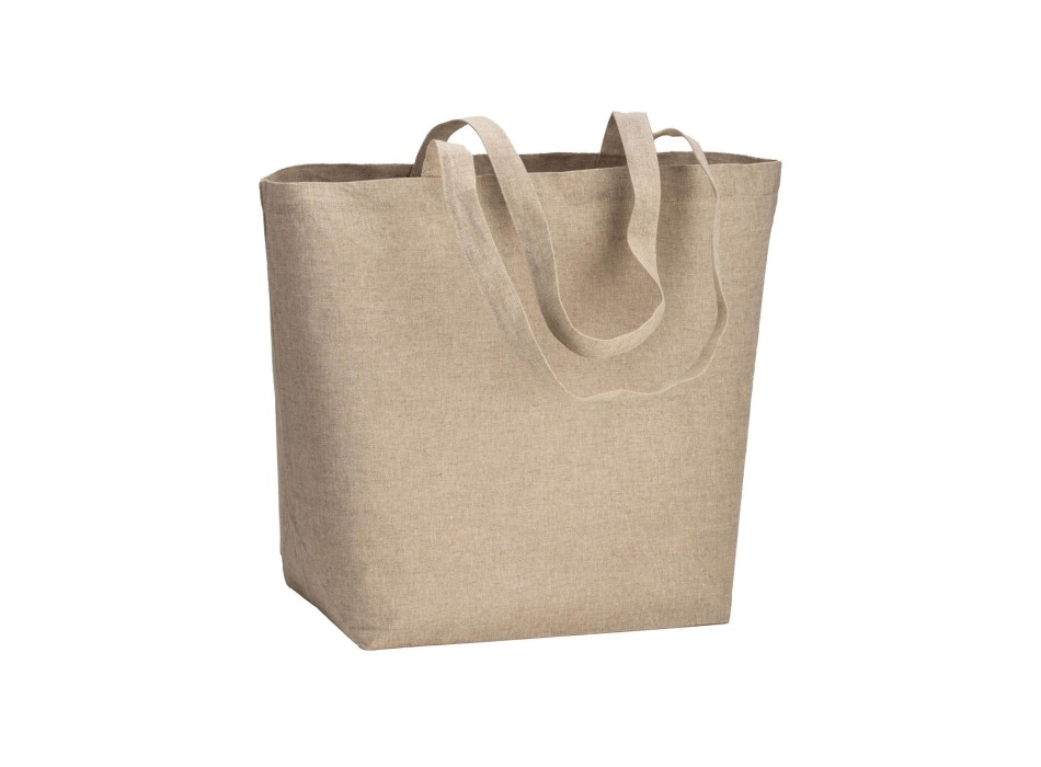 Shopper in cotone riciclato 120 g/m2 con interno laminato in PP FullGadgets.com