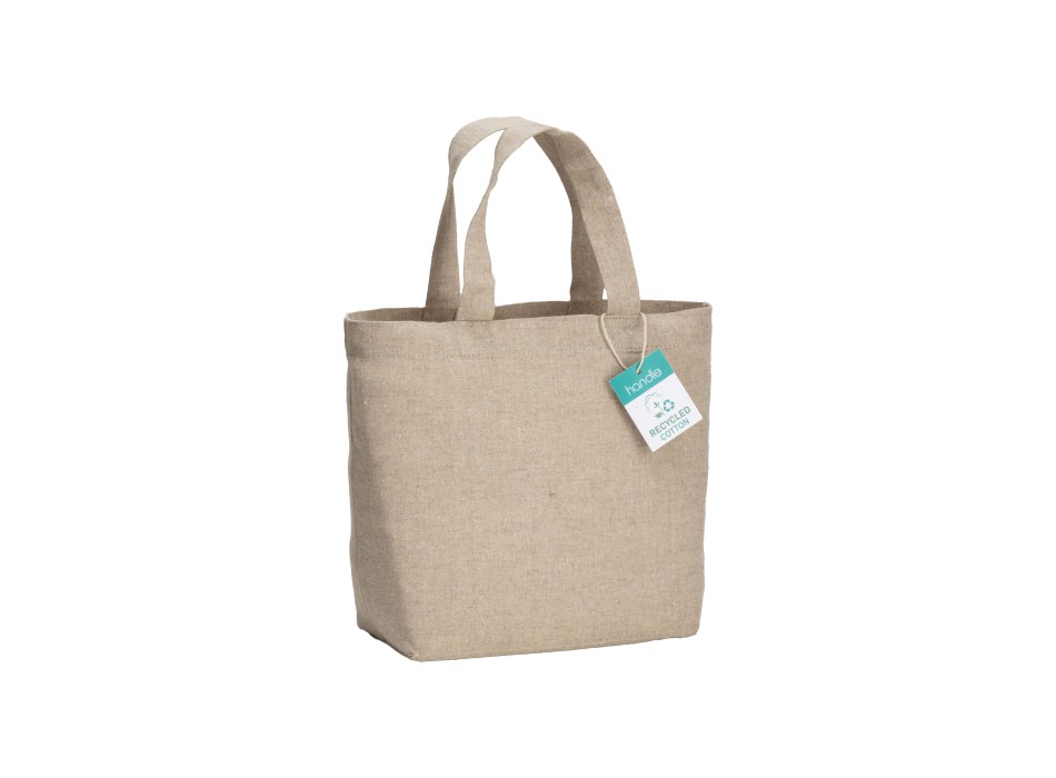 Shopper in cotone riciclato  150 g/m2 con manici corti FullGadgets.com