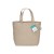 Shopper in cotone riciclato  150 g/m2 con manici corti