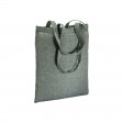 Shopper in cotone riciclato 150 g/m2 effetto melange, manici lunghi FullGadgets.com