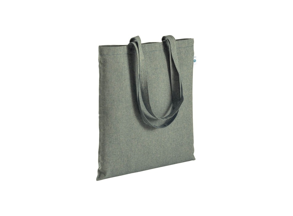 Shopper in cotone riciclato 190 g/m2, manici lunghi FullGadgets.com