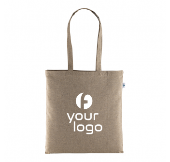 Shopper in cotone riciclato 190 g/m2, manici lunghi FullGadgets.com