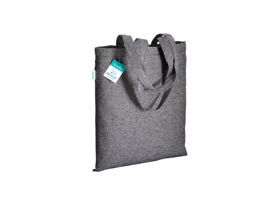 Shopper in cotone riciclato 280 g/m2, manici lunghi FullGadgets.com