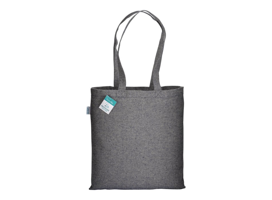 Shopper in cotone riciclato 280 g/m2, manici lunghi FullGadgets.com