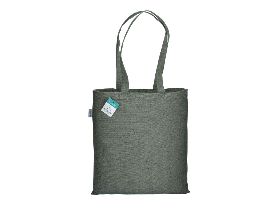 Shopper in cotone riciclato 280 g/m2, manici lunghi FullGadgets.com