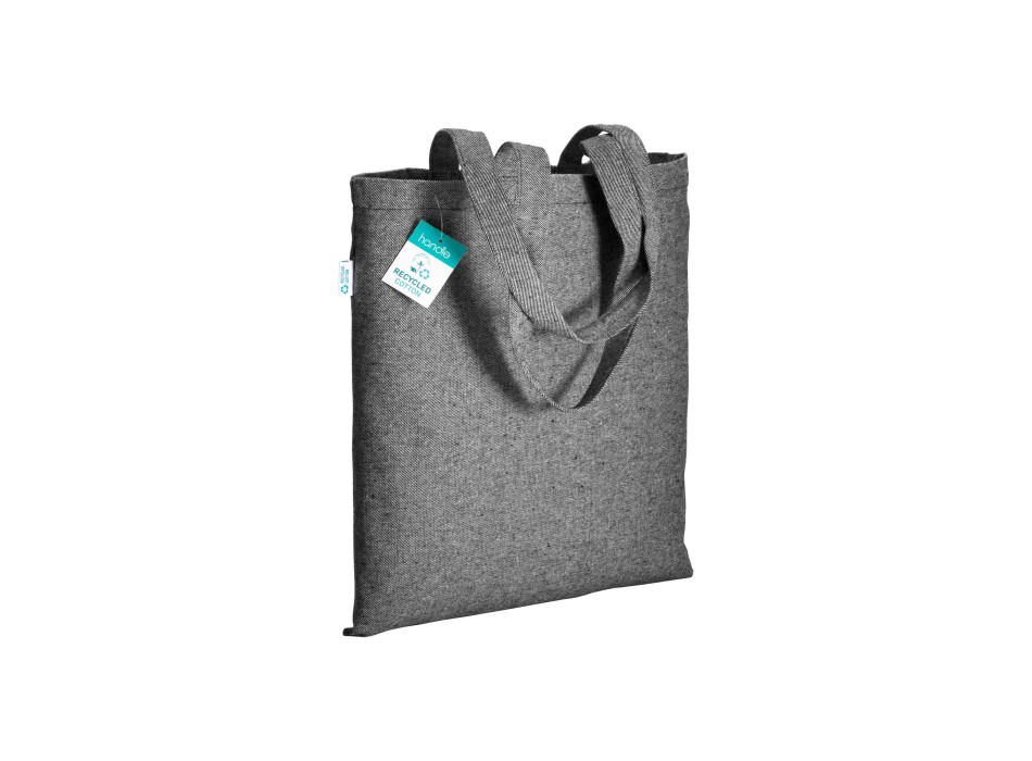 Shopper in cotone riciclato 280 g/m2, manici lunghi FullGadgets.com