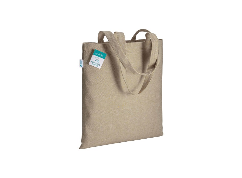 Shopper in cotone riciclato 280 g/m2, manici lunghi FullGadgets.com