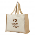 Shopper In Iuta E Canvas 340 G/M² Varai Personalizzabili