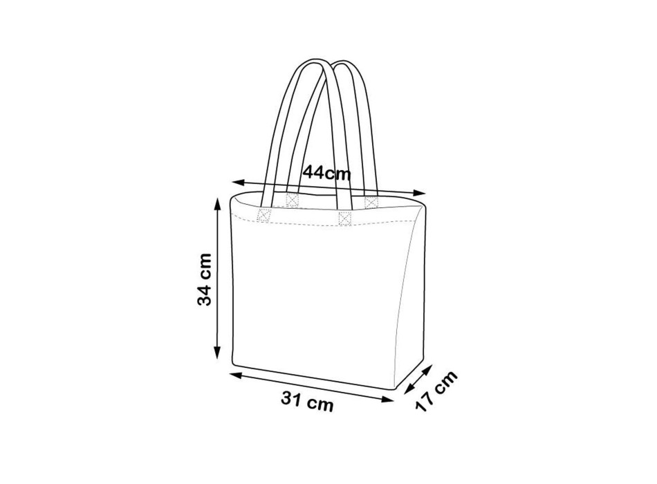 Shopper in polipropilene con manici doppi a nastro (corti e lunghi) FullGadgets.com