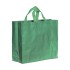 Shopper in PP  riciclato laminato 120g/m2, manici corti e soffietto
