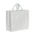 Shopper in PP  riciclato laminato 120g/m2, manici corti e soffietto