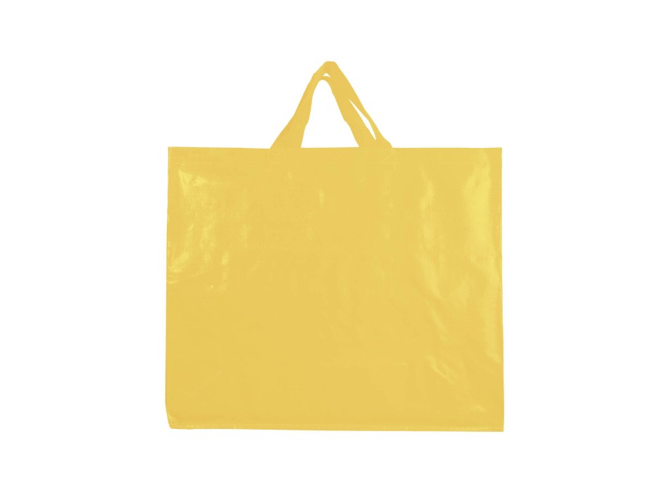 Shopper in PP  riciclato laminato 120g/m2, manici corti e soffietto FullGadgets.com