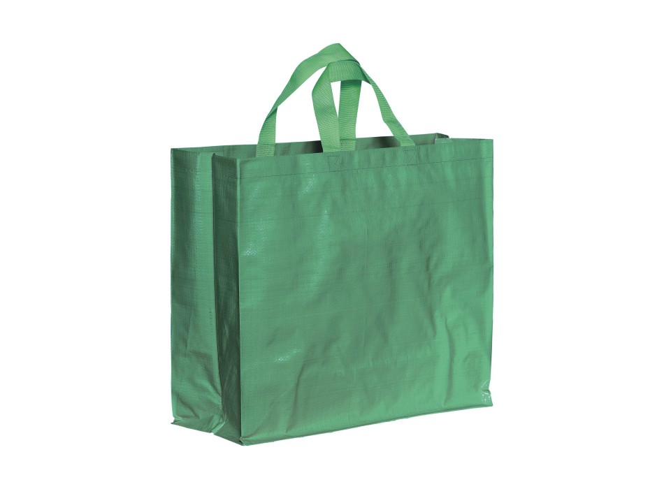 Shopper in PP  riciclato laminato 120g/m2, manici corti e soffietto FullGadgets.com