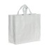 Shopper in PP  riciclato laminato 120g/m2, manici corti e soffietto